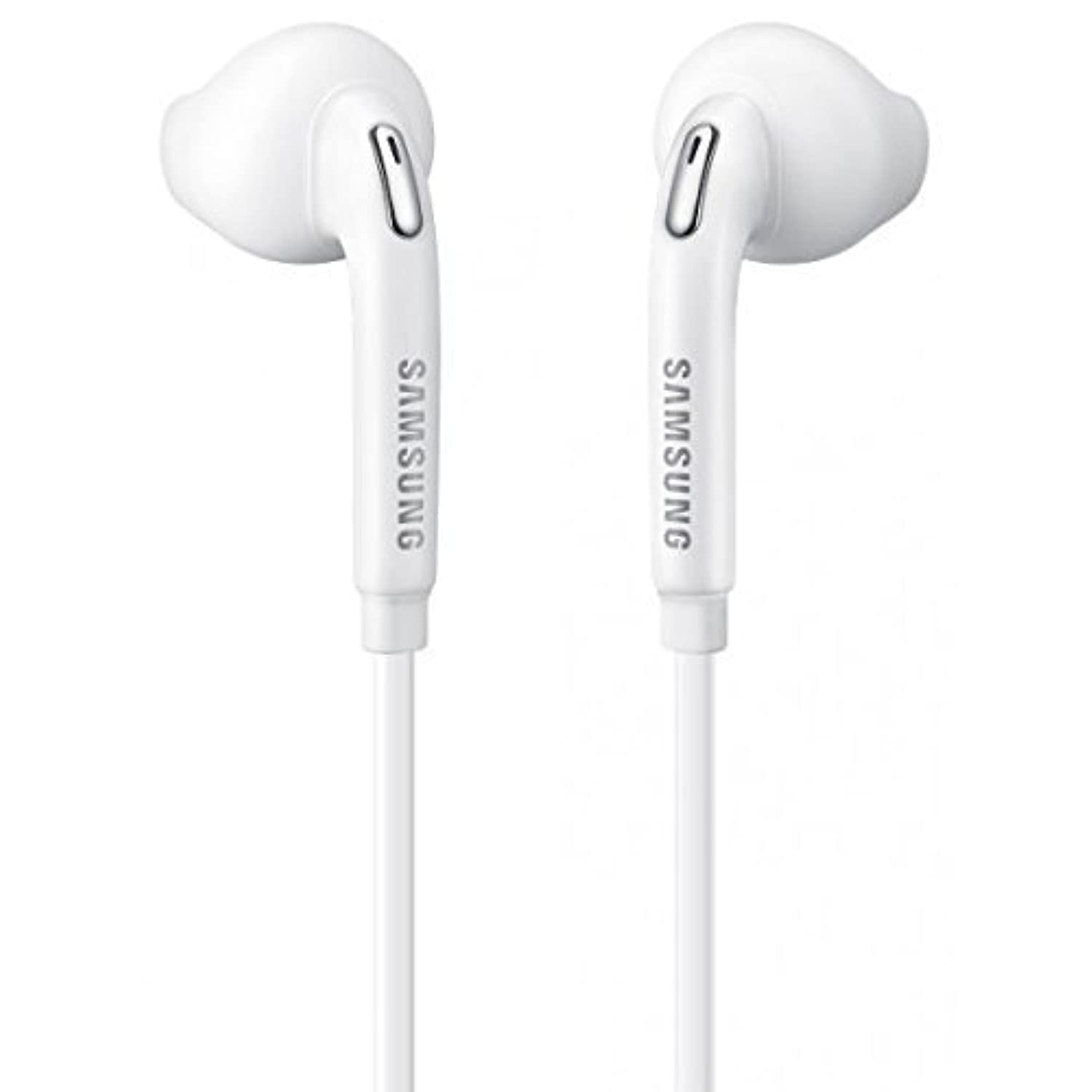 Samsung Eo-Eg920Bw 白色耳机/免提/耳机/耳机，带音量控制，适用于 Galaxy 手机（非零售包装 - 散装包装）