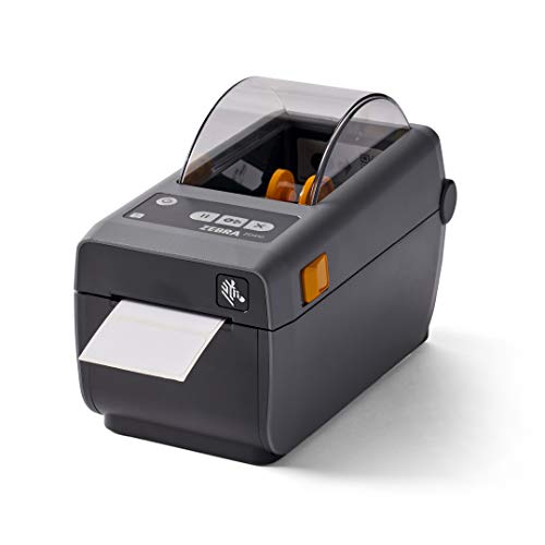 Zebra ZD410 热敏桌面打印机 打印宽度为 2 英寸 USB 以太网连接 ZD41022-D01E00...