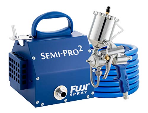 Fuji Spray 2203G Semi-PRO 2 重力 HVLP 喷雾系统，蓝色