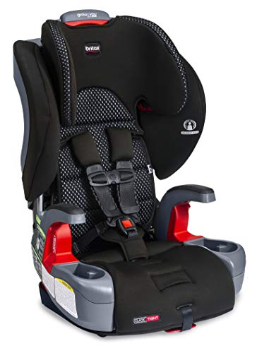 Britax 与您一同成长ClickTight Harness-2-Booster汽车安全座椅-2层防撞保护-25至120磅，冷流灰色[新版边疆]