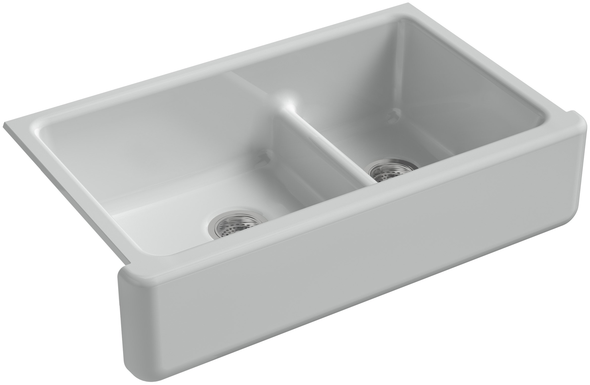 KOHLER Whitehaven Farmhouse Smart Divide Self-Tr...