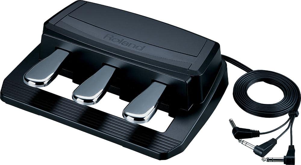 Roland  RPU-3 电子键盘踏板或脚踏开关，3 个踏板