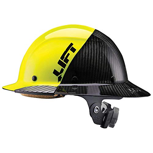 LIFT Safety DAX 碳纤维全帽檐 50-50（黄色/黑色）