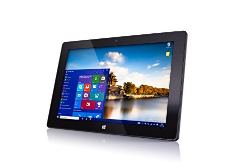 Fusion5 10英寸Windows 10超薄Windows平板电脑-（4GB RAM，USB 3.0，Intel，5MP和2MP摄像头，Windows 10 S平板电脑）（64GB）