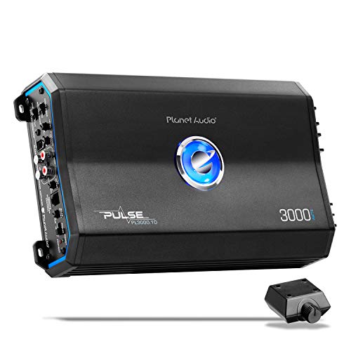 Planet Audio PL3000.1D D 类汽车放大器 - 3000 瓦、1 欧姆稳定、数字、整体式、...