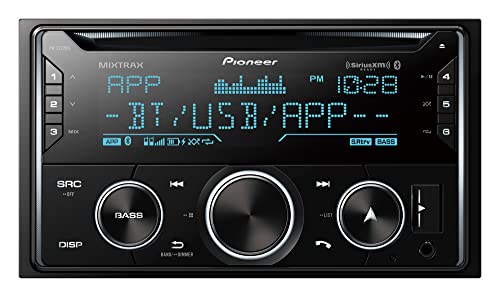 Pioneer Car Electronics Pioneer FH-S722BS 双 DIN、Amazon Alexa、Pioneer 智能同步、蓝牙、Android、iPhone - 音频 CD 接收器