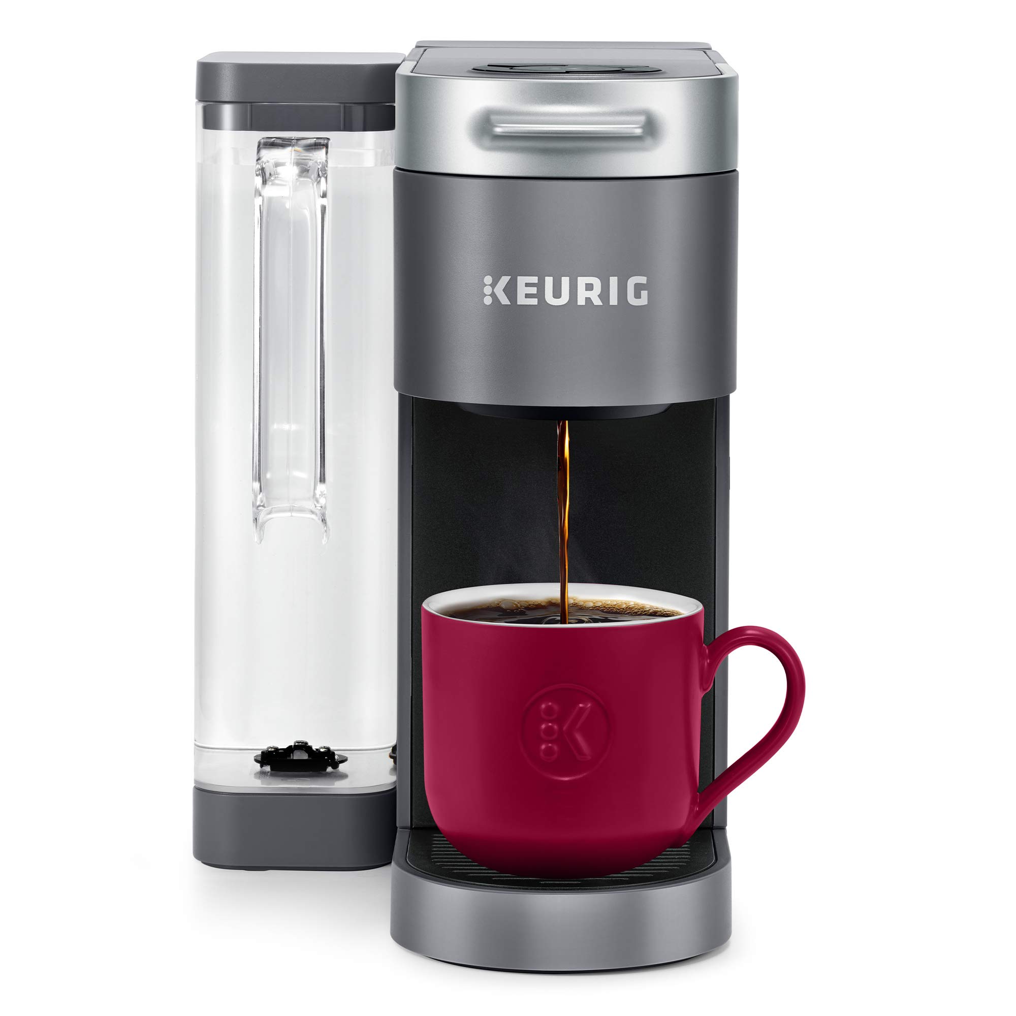 Keurig K-Supreme 单份 K-Cup Pod 咖啡机，MultiStream 技术，灰色