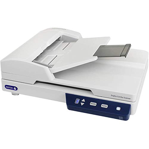 Visioneer Xerox XD-COMBO 双面组合平板文档扫描仪，适用于 PC 和 Mac，自动文档进...