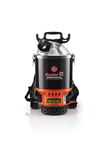 Hoover Commercial 商用轻型背包真空吸尘器，C2401，黑色
