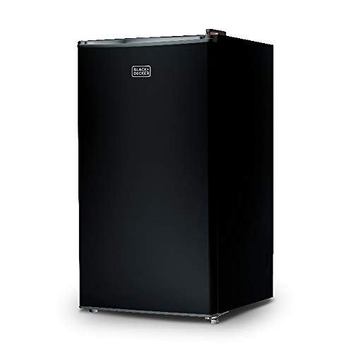 BLACK+DECKER 紧凑型冰箱能源之星单门迷你冰箱