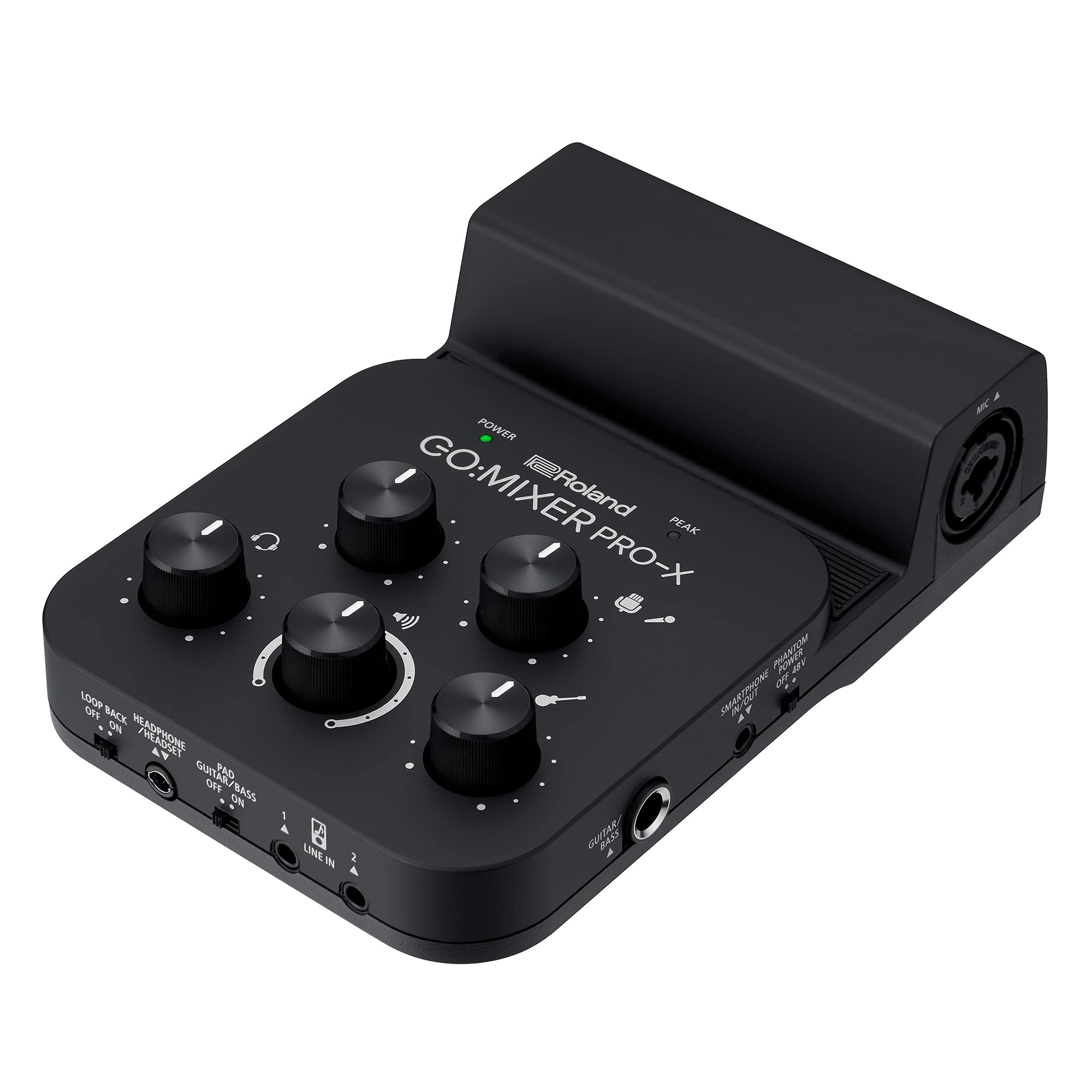 Roland  GO:MIXER PRO-X 智能手机音频混合器 |连接并混合多达 7 个音频源 |将录音室品...