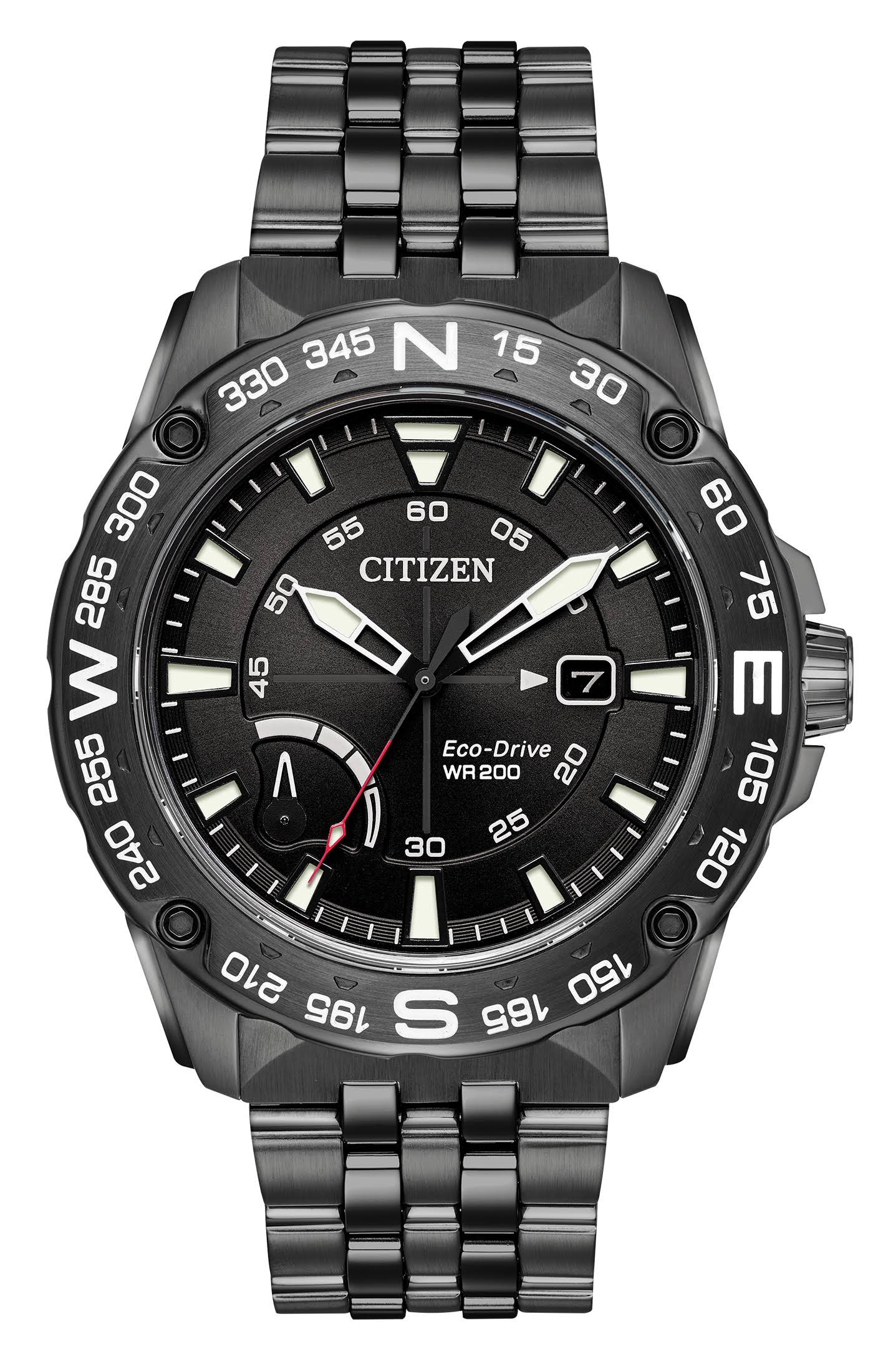 Citizen AW7047-54H男士Eco-Drive手表PRT不锈钢表带