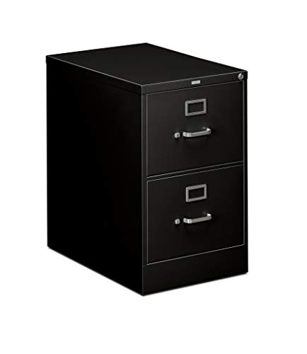 HON 310 系列立式文件柜，法定宽度，2 个抽屉，黑色 (H312C)