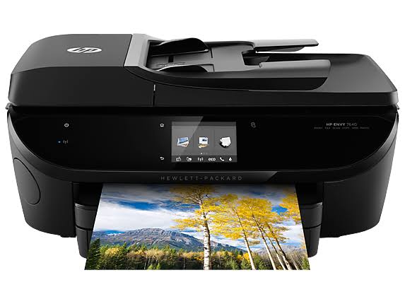 HP Envy 7640无线多合一照片打印机，具有移动打印功能，即时墨水就绪，翻新（E4W43AR）