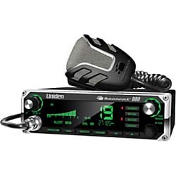 Uniden BEARCAT 880 CB 收音机，具有 40 个频道和易于阅读的大型 7 色 LCD 显示屏，带背光、背光控制旋钮/按钮、NOAA 天气警报、PA/CB 开关和兼容无线麦克风
