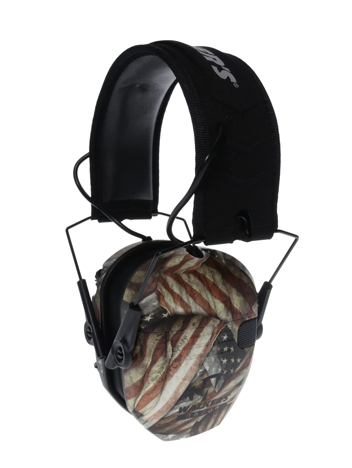Walker's Razor Slim 超薄紧凑设计可调节范围射击狩猎听力保护电子耳罩...