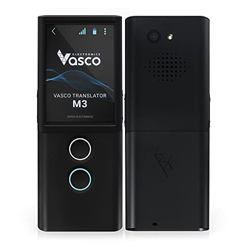 Vasco Electronics Vasco M3 语言翻译设备 |唯一可在 200 个国家/地区免费无限制上网的翻译器 |照片翻译|欧洲品牌