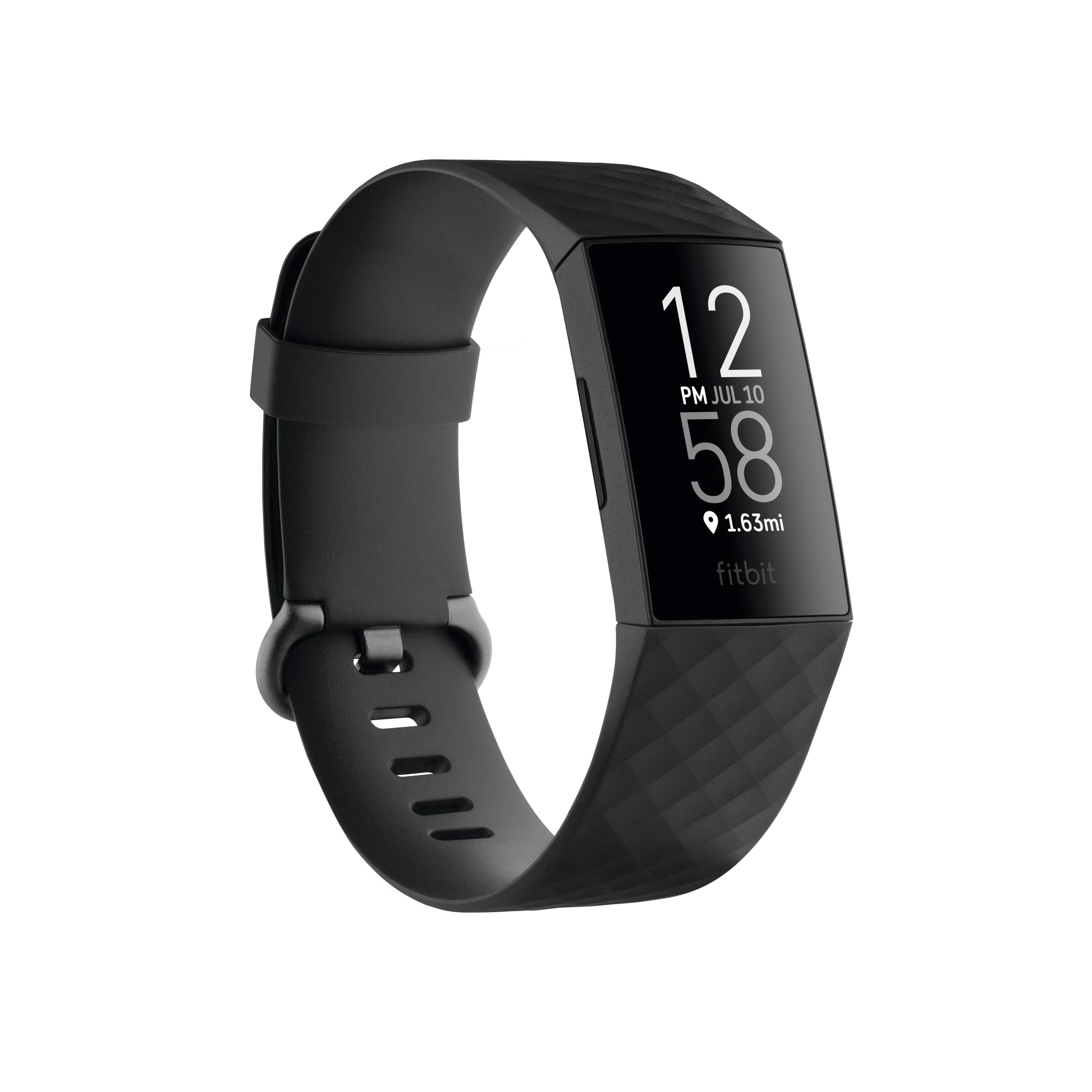 Fitbit Charge 4 健身和活动追踪器，内置 GPS、心率、睡眠和游泳追踪