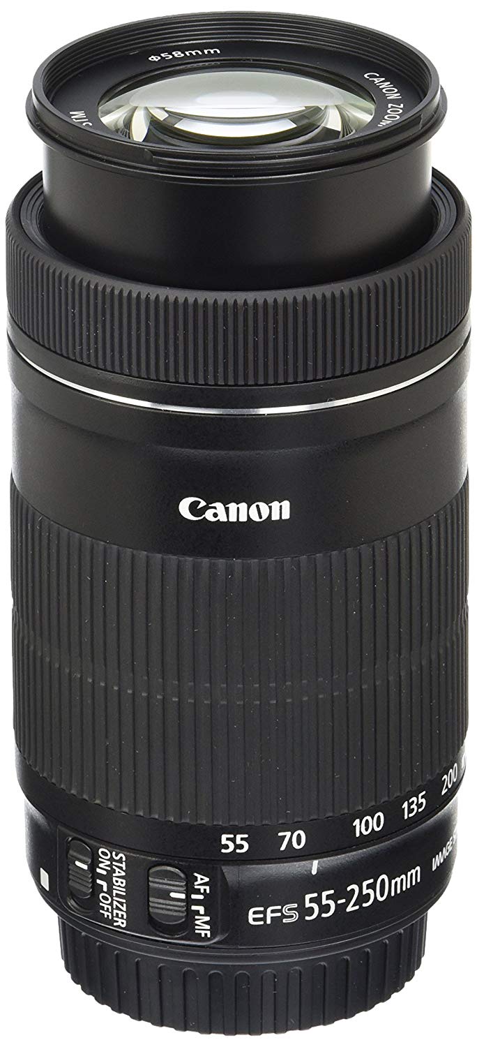 Canon EF-S 55-250mm F4-5.6 IS STM单反相机镜头