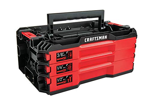 Craftsman 机械工具套件，带 3 个抽屉盒，216 件 (CMMT99206)