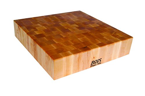 John Boos BB03块经典可逆枫木端粒切块，30英寸x 30英寸x 6英寸
