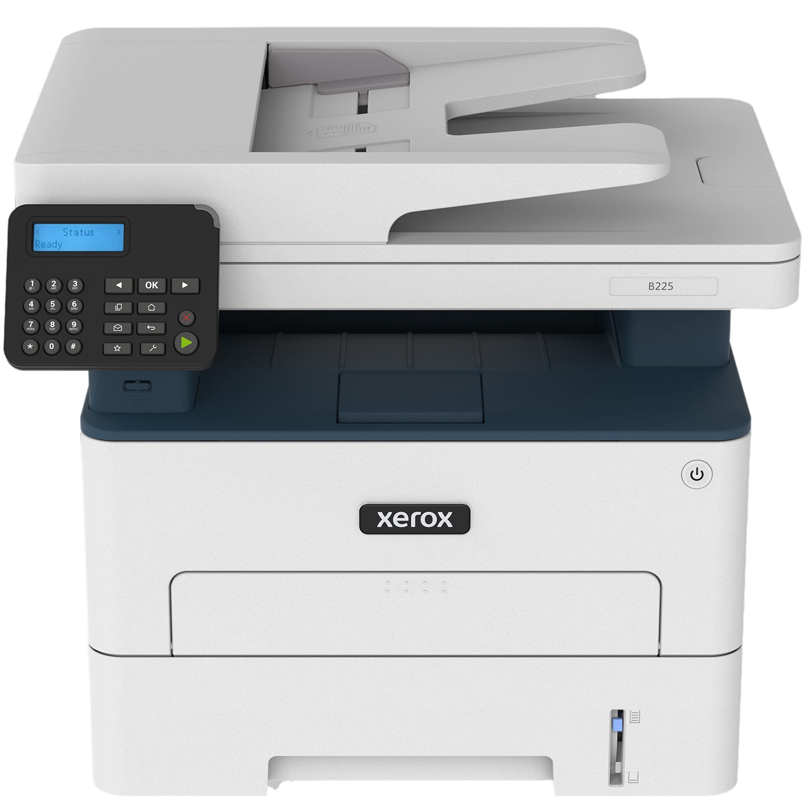 Xerox B225/DNI 多功能打印机，打印/扫描/复印，黑白激光，无线，多合一...