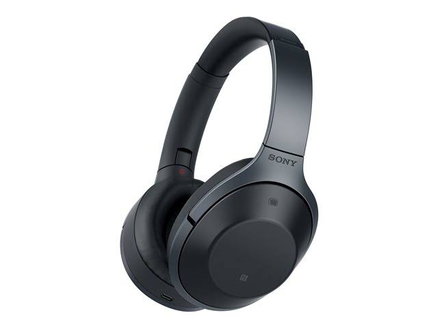 Sony 优质降噪蓝牙耳机，黑色（MDR1000X / B）