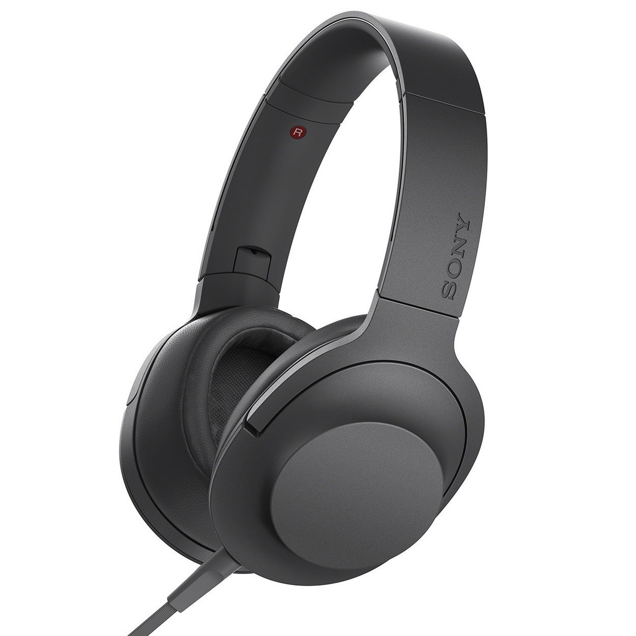 Sony h.ear佩戴高保真立体声立体声耳机（有线），木炭黑