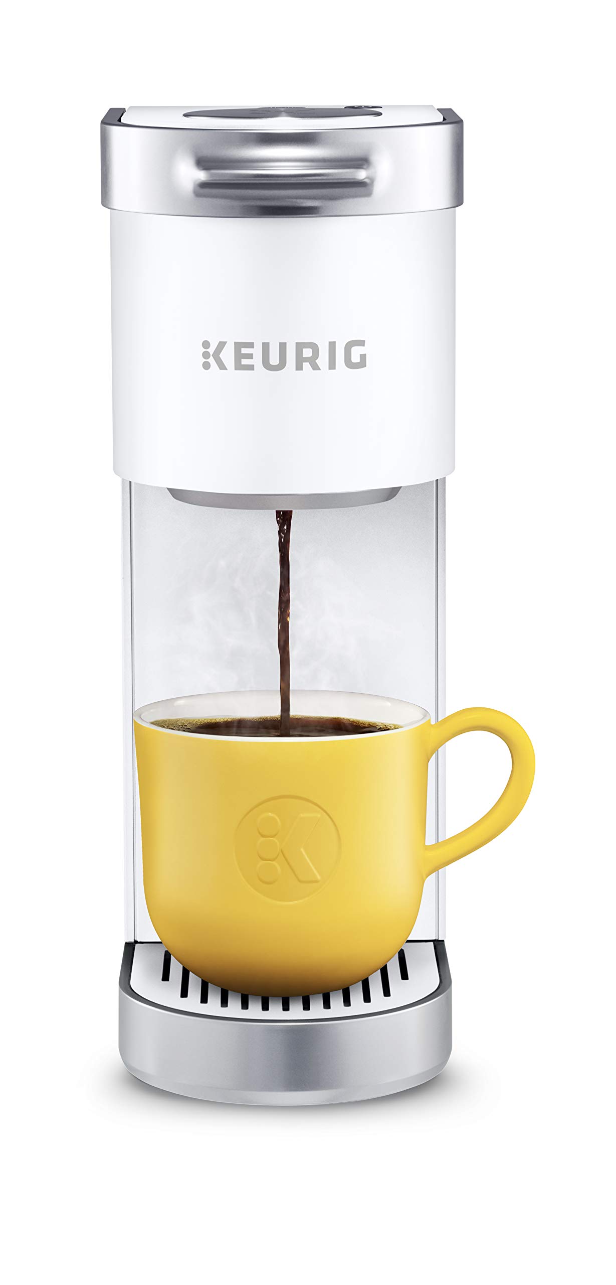 Keurig K-Mini Plus 单份 K-Cup Pod 咖啡机，哑光白色...