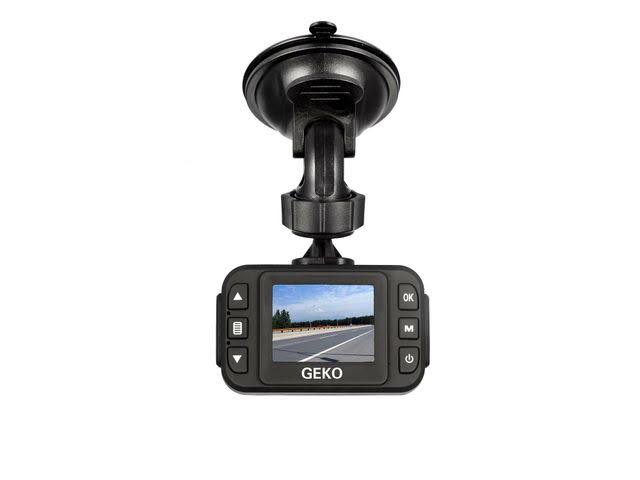 GEKO E1008G E100全高清1080P行车记录仪-带有夜视功能的车载DVR仪表盘摄像机视频录像机