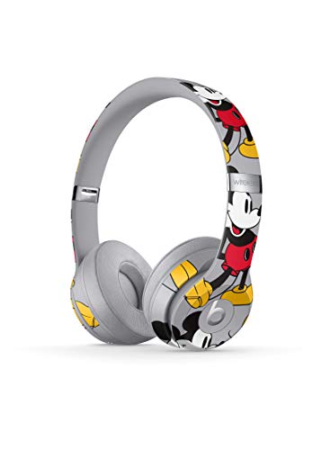 Beats Solo3 无线贴耳式耳机 - Apple W1 耳机芯片，1 类蓝牙，40 小时聆听时间 - 米奇 90 周年纪念版 - 灰色（之前型号）