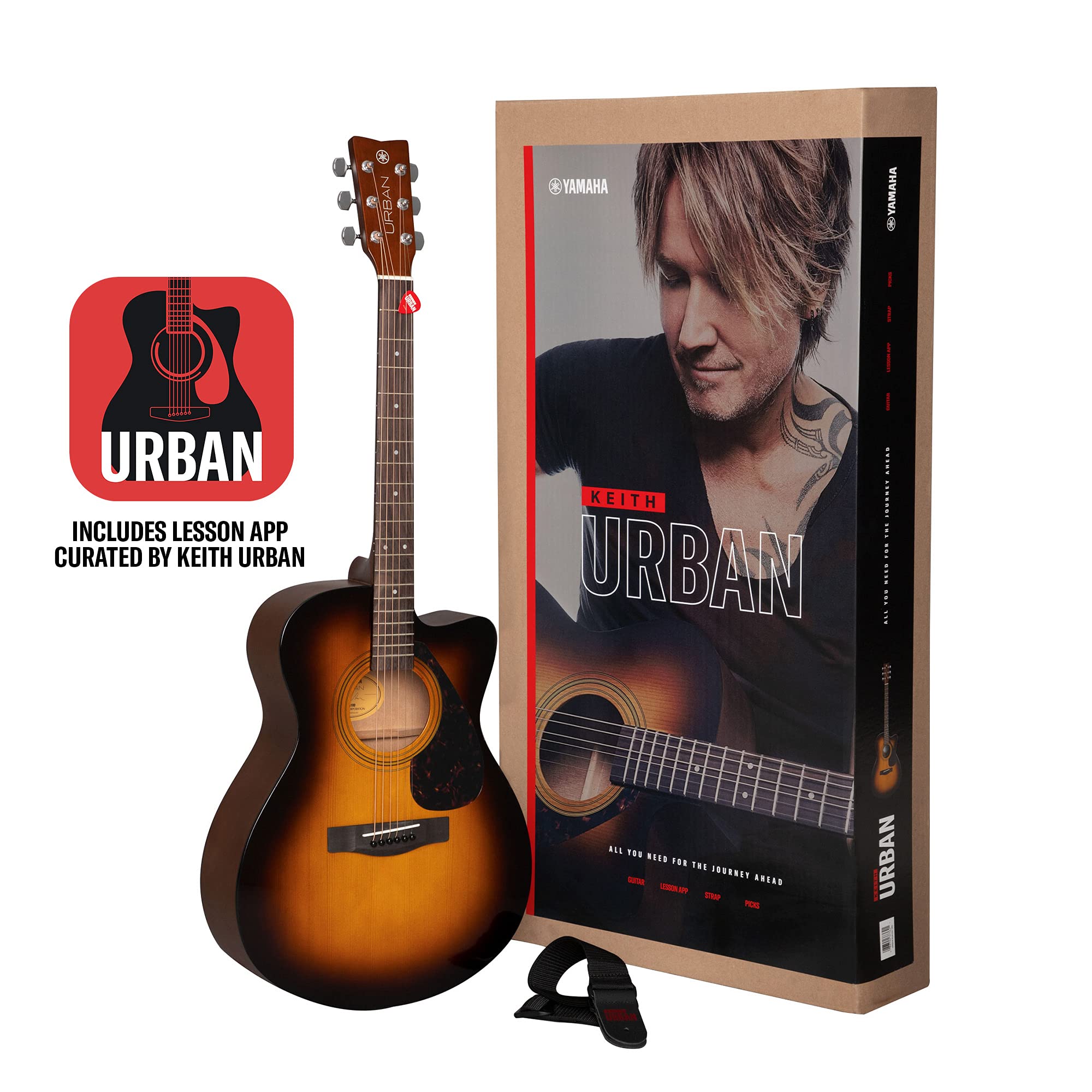 YAMAHA Learn Guitar withKeith Urban 推出的 URBAN Guitar - 吉他、应用程序和必备配件