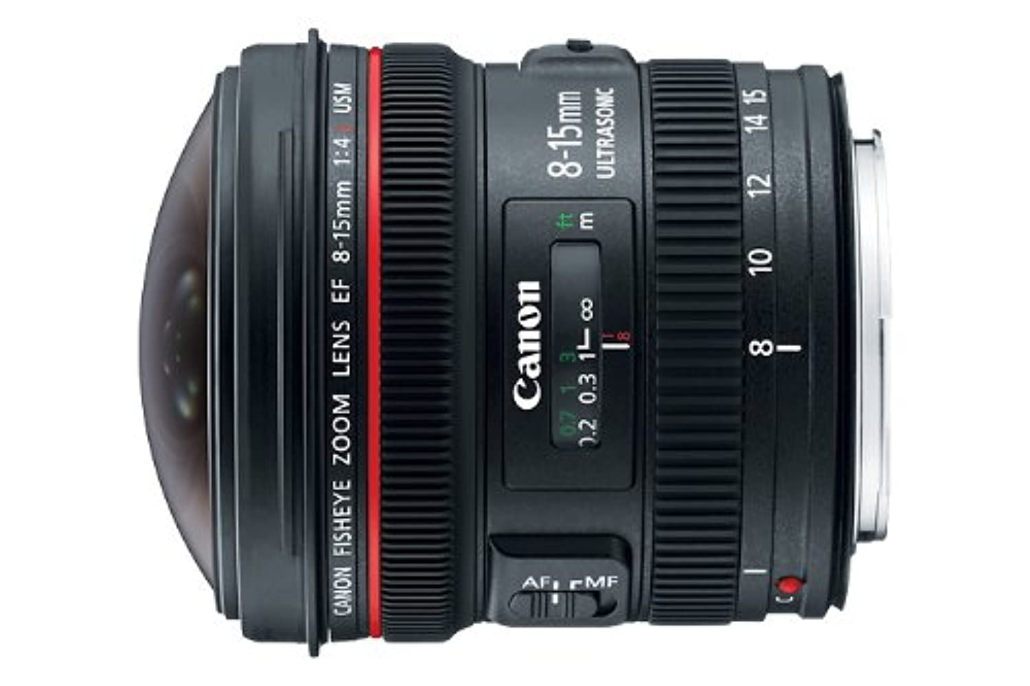 Canon EF 8-15mm f/4L Fisheye USM Ultra-Wide Zoom...