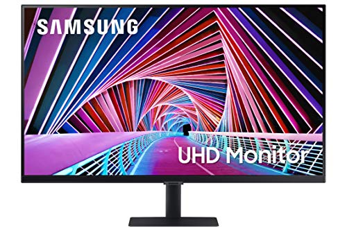 Samsung 32 英寸 4K 超高清显示器，电脑显示器，宽屏显示器，HDMI 显示器 HDR 10（10 亿色），3 面无边框设计，TUV 认证智能护眼，S70A (LS32A700NWNXZA)