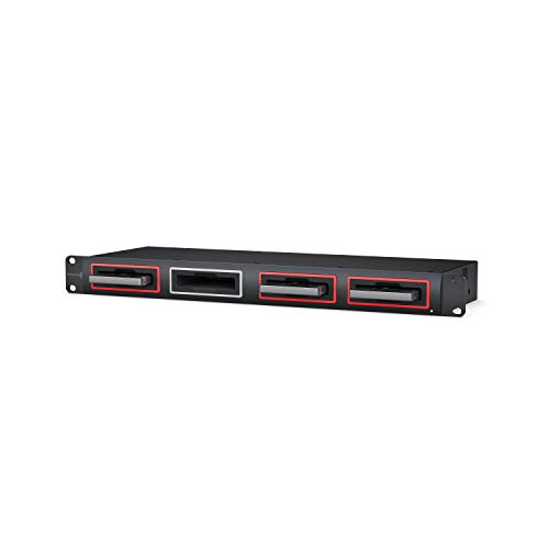 Blackmagic Design MultiDock 10G 机架安装 4 插槽 USB-C 磁盘坞站