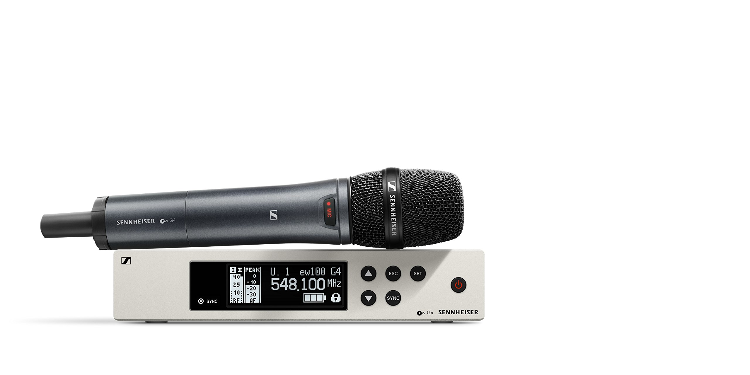 Sennheiser Pro Audio Pro Audio EW 100-835S 无线动态心形麦克风系统 - A1 频段 (470-516Mhz)，100 G4-835-S-A1