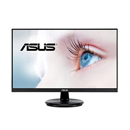 Asus 27 1080P 显示器 (VA27DCP) - 全高清、IPS、75Hz、USB-C 65W 供电、扬声器、Adaptive-Sync/FreeSync、护眼、低蓝光、无闪烁、VESA 安装、无框、HDMI