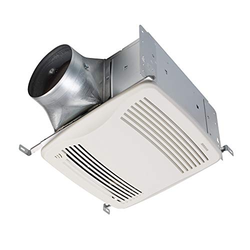 Broan-NuTone -Nutone QTXE110S超静音湿度传感通风风扇，浴室和家庭用排风扇，ENERGY STAR认证，0.7 Sones，110 CFM
