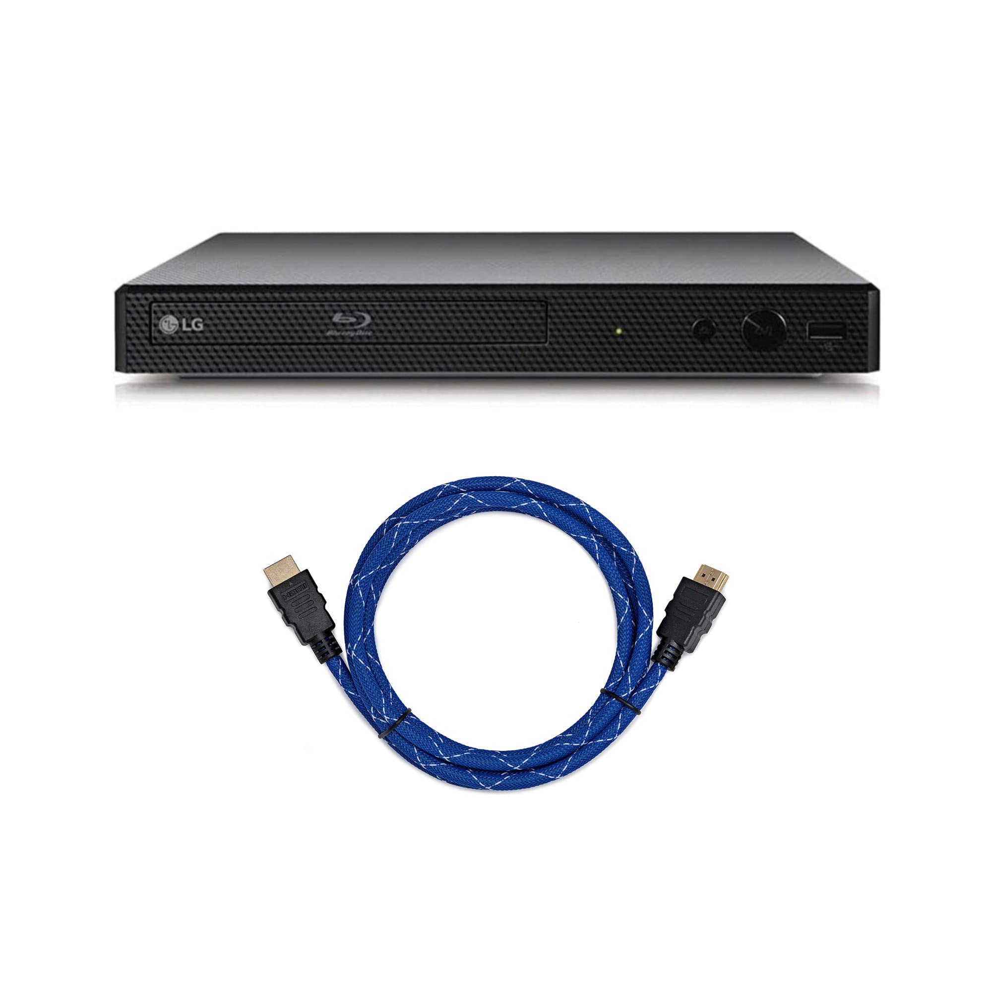 LG BP175 蓝光 DVD 播放器，带 HDMI 端口捆绑包（附带 6 英尺 HDMI 电缆）