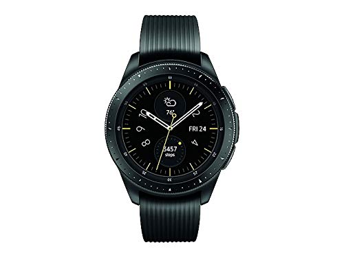 Samsung Galaxy Watch（42 毫米，GPS，蓝牙，解锁 LTE）午夜黑（美国版）