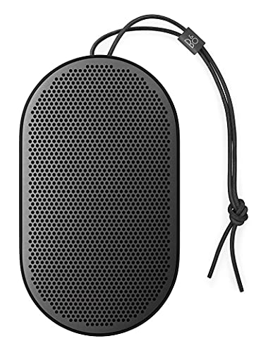 Bang & Olufsen Beoplay P2 便携式蓝牙音箱，带内置麦克风，黑色