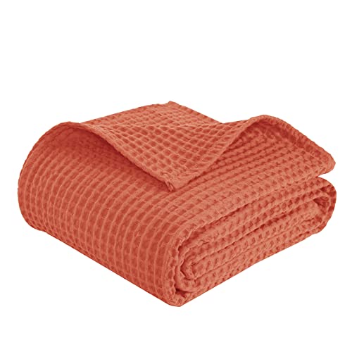 PHF 100% 棉华夫格编织毛毯