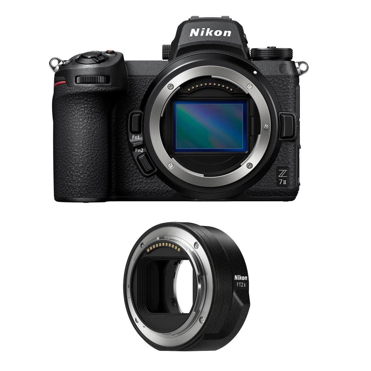 Nikon Z 7II 无反光镜数码相机套装，带 FTZ II 安装适配器