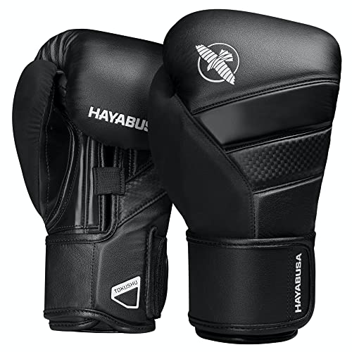Hayabusa T3 男女拳击手套手腕和指关节保护，双 X 钩环闭合，夹板手腕支撑，5 层泡沫指关节衬垫...
