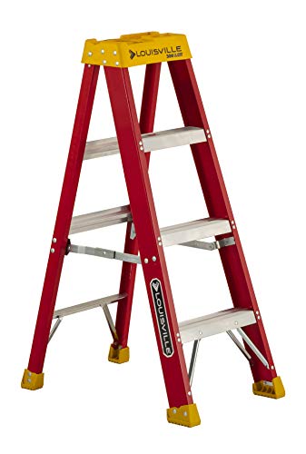 Louisville Ladder 300 磅额定负荷玻璃纤维梯子