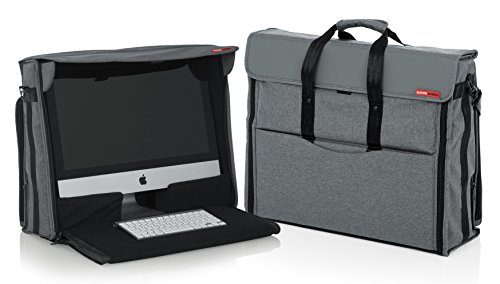 Gator 保护套 Creative Pro 系列尼龙手提袋适用于 Apple iMac 台式电脑带拉手和轮子...
