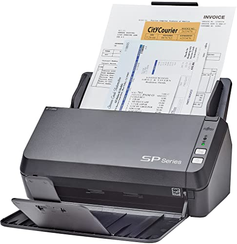FUJITSU SP-1130Ne 易于使用的彩色双面文档扫描仪，带自动文档进纸器 (ADF) 和 Twain 驱动程序