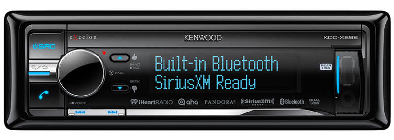 Kenwood Excelon 建伍KDC-X898 Excelon In-Dash CD接收器，带有内置蓝牙