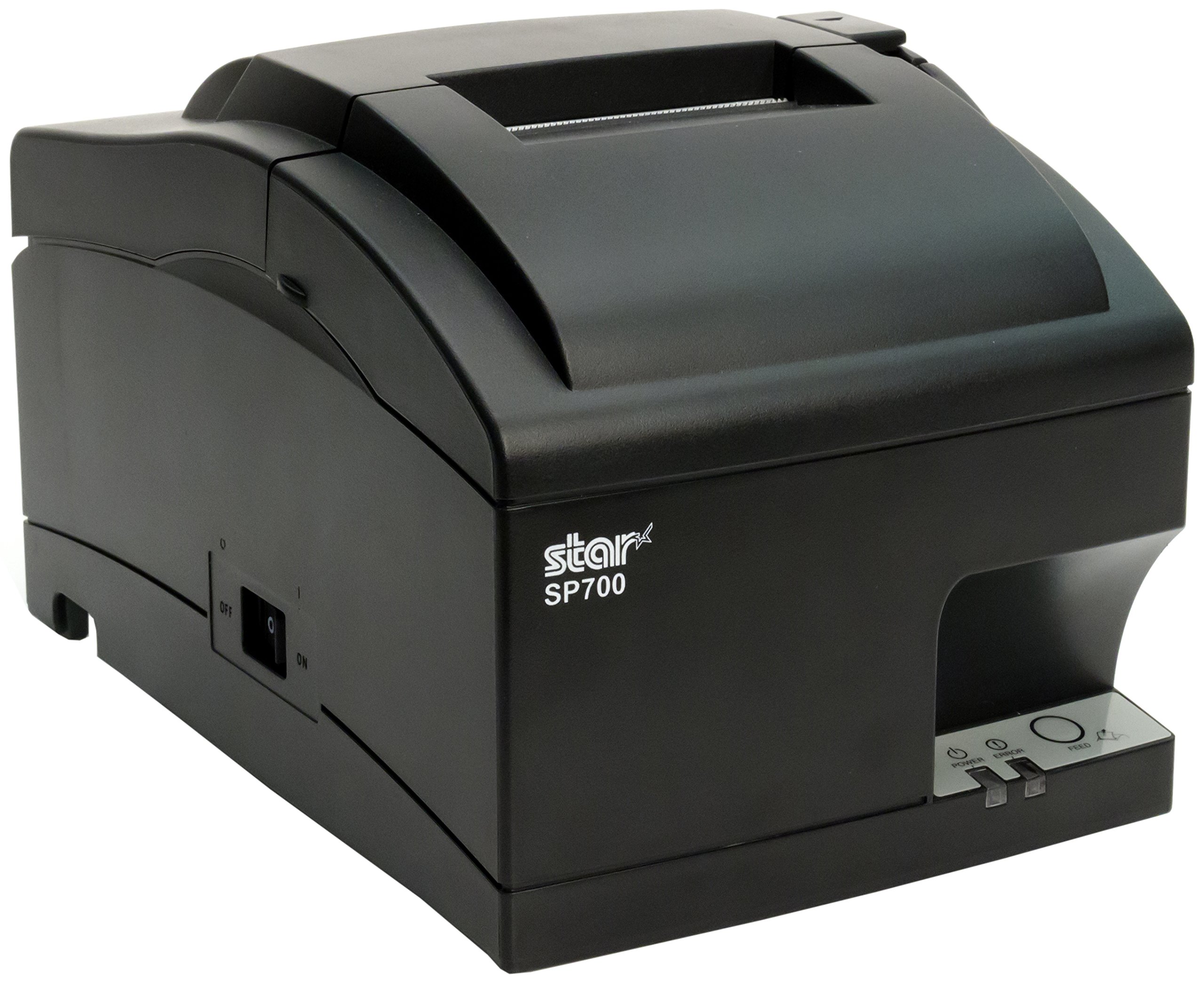 Star Micronics SP742M 冲击式收据打印机，带自动切纸器和内部电源 - 灰色