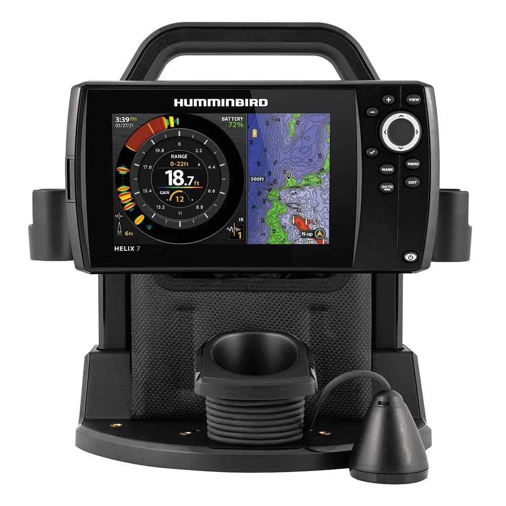 Humminbird 411760-1 ICE Helix 7 Chirp GPS G4 四季鱼探仪...